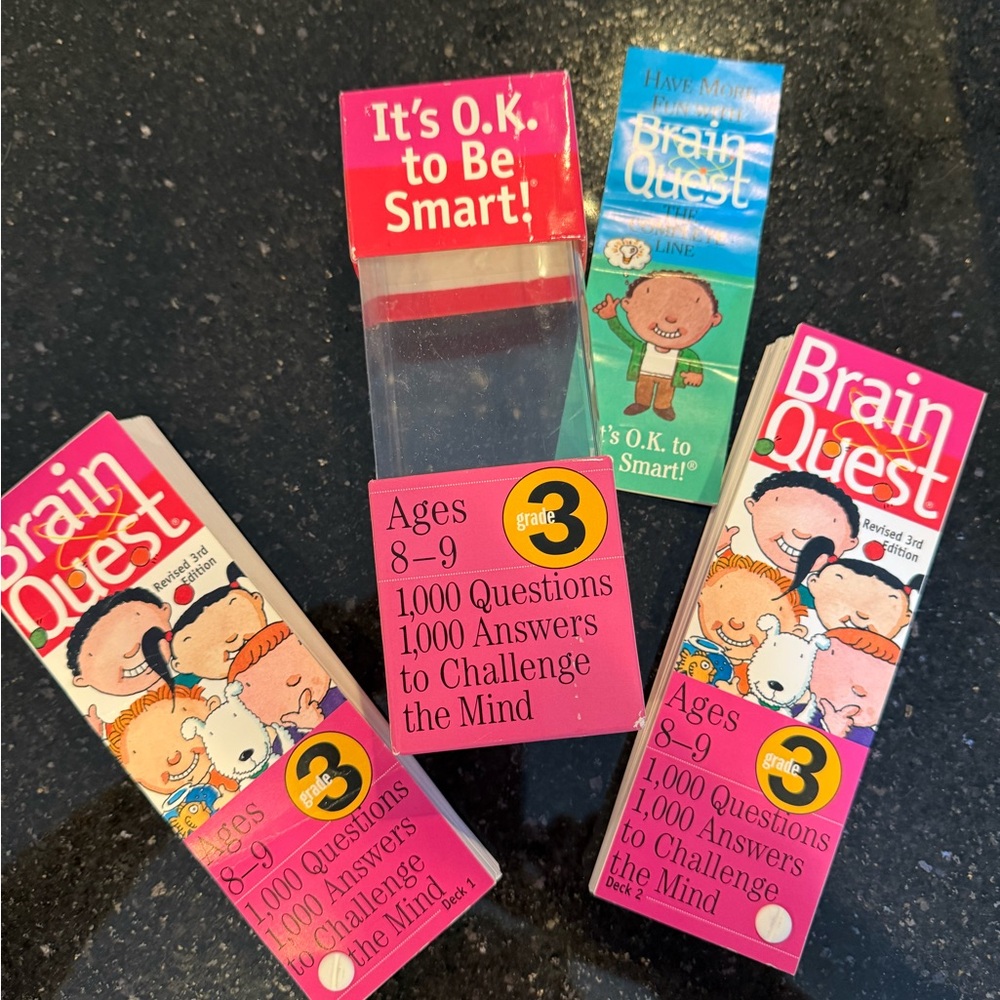 3/$15 Book Bundle - Brain Quest - Grade 3 - Ages 8-9